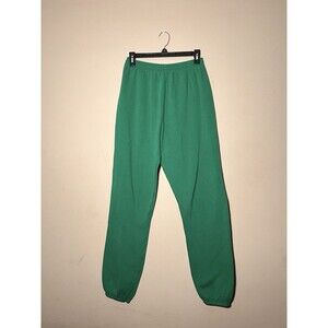 Hanes Pannill Vintage 80s 90s Green Lounge Sweatpants Made in USA Women's Large